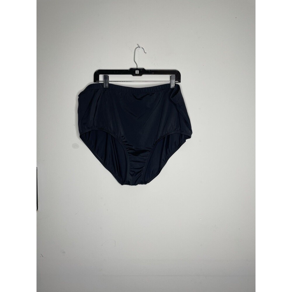 Swimsuits For All Bikini Bottoms Womens Plus Size 26 Black Beach Cruise Pool NWT